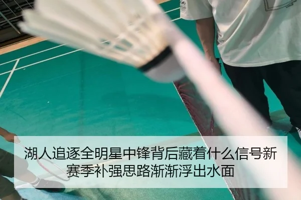 湖人追逐全明星中锋背后藏着什么信号新赛季补强思路渐渐浮出水面 - kaiyun